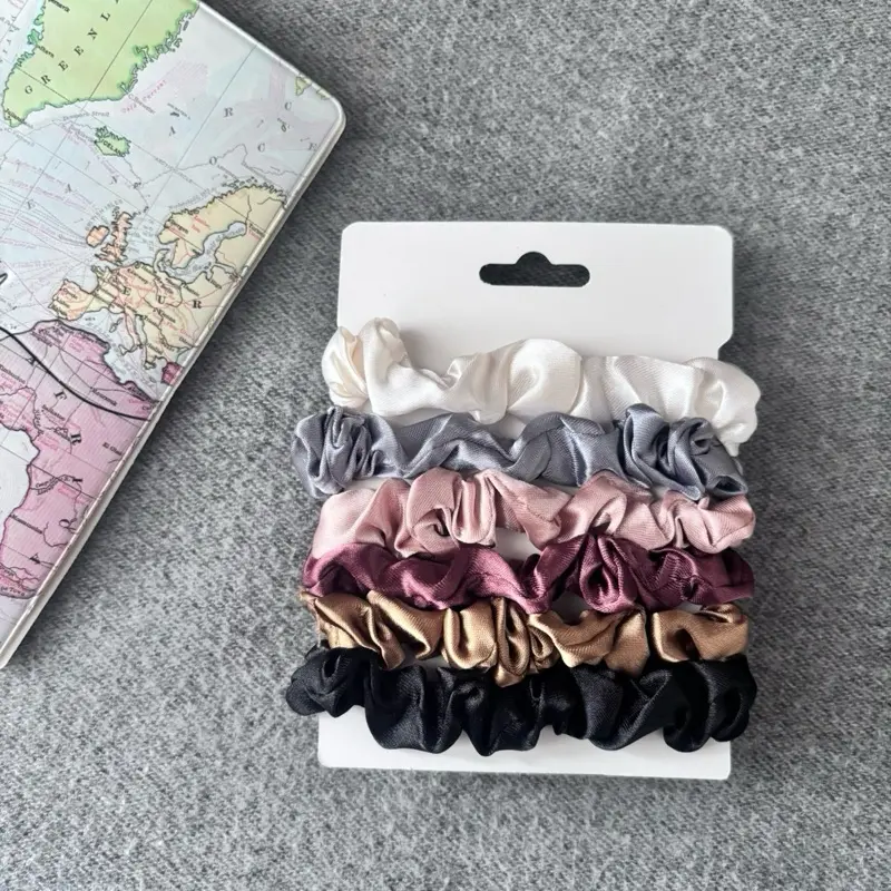 5 Pack Scrunchies for Women - Fashion Hair Accessories