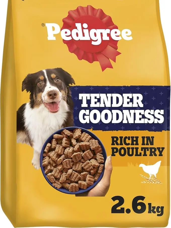 Pedigree Dry Dog Food Tender Goodness with Chicken, 2.6kg Best Dog Food