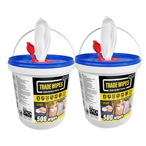 One Chem Trade Wipes 2 x 500 Wipes Strong and Multi-Purpose