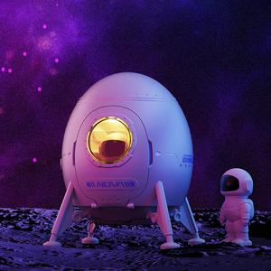 Astronaut Design Projector Night Light, USB Powered Starry Sky Projection Light, Ambient LED Night Light, Christmas Decorative Lamp for Bedroom