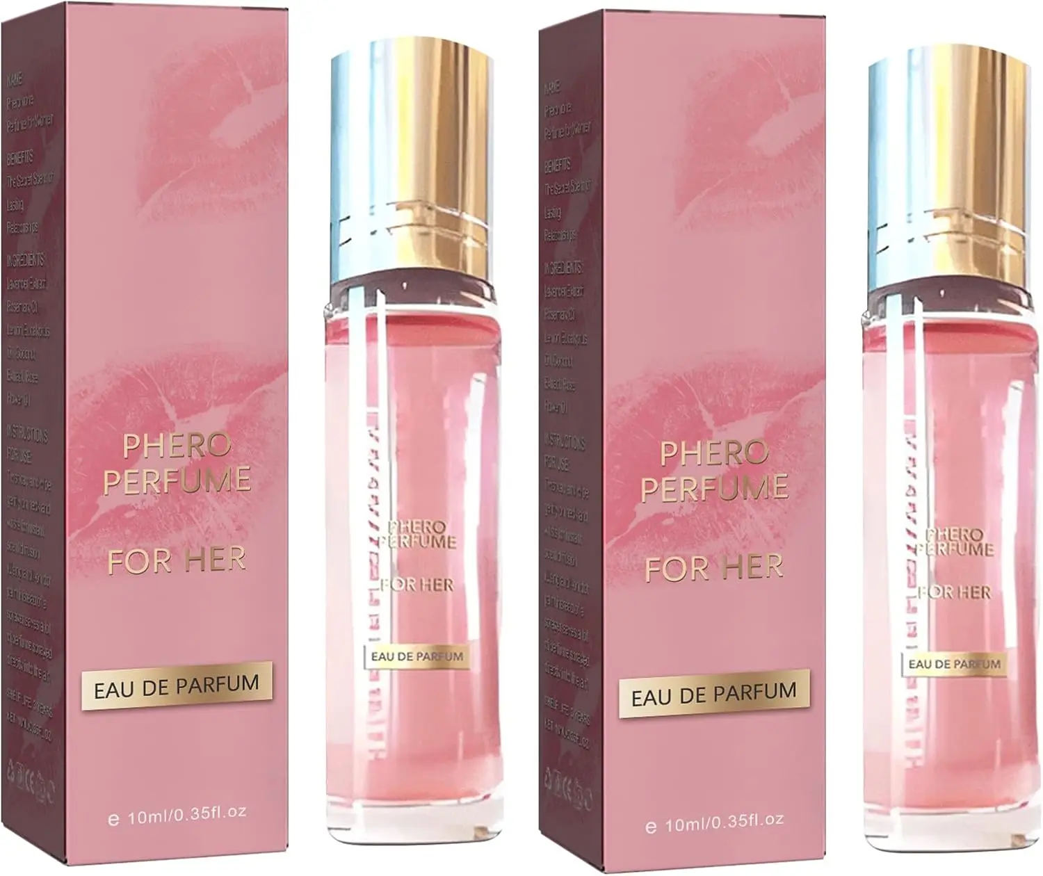 2PCS Venom Pheromone Perfume for Women - Roll On Infused Essential Oil Cologne - Makeup, Cosmetic