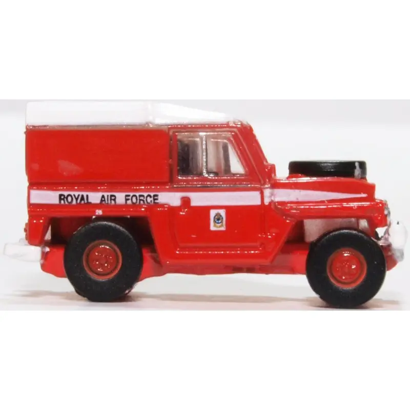 Oxford Diecast Land Rover Lightweight RAF (Red Arrows) N Gauge 3