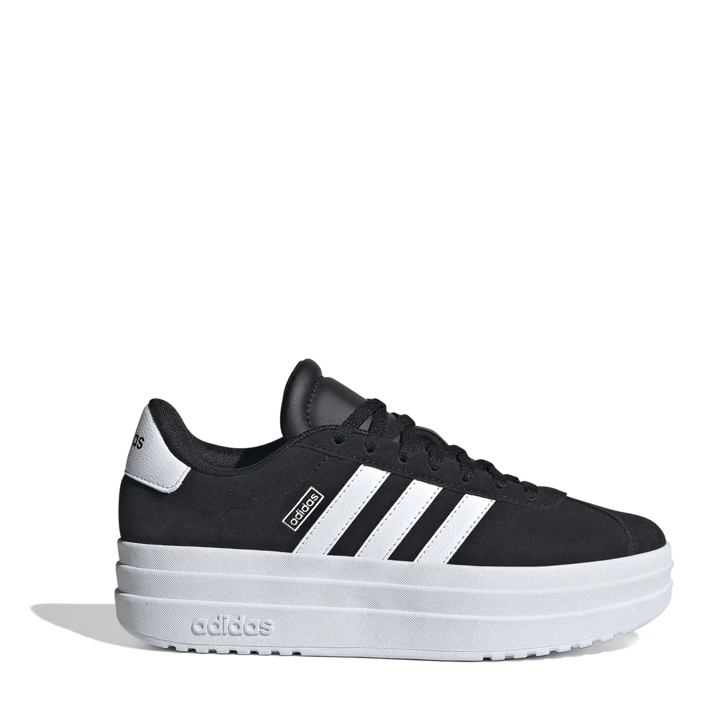 adidas Kids VL Court Bold Fashion Trainers Sports Shoes Lace Up Low Top