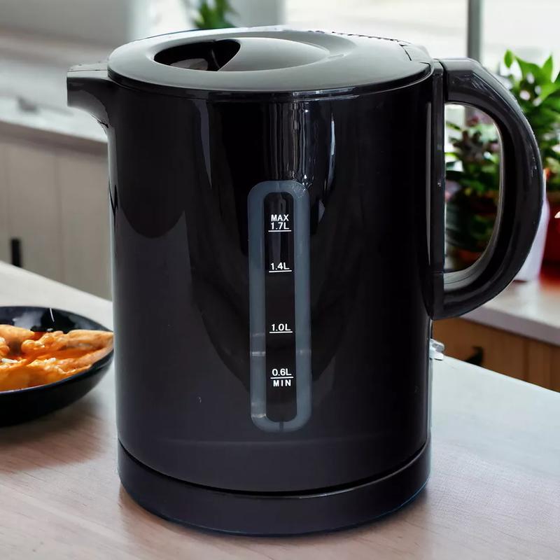 Product Introduction of Kettle Cordless Electric 1.7L Jug 2200W Fast Boil Strix Controller Black White 12