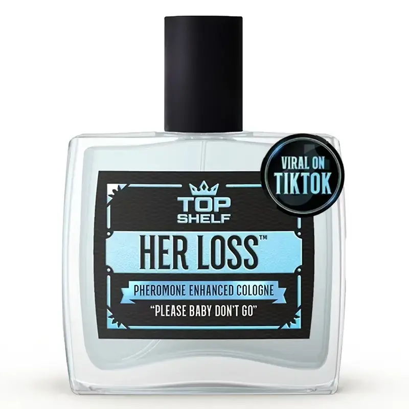 HER LOSS Pheromone Men's Cologne 50ml (1.69 oz), Raw Attraction & Confidence, Best Gift for Men, Husbands, Boyfriends, Christmas & Valentine's Day Gifts