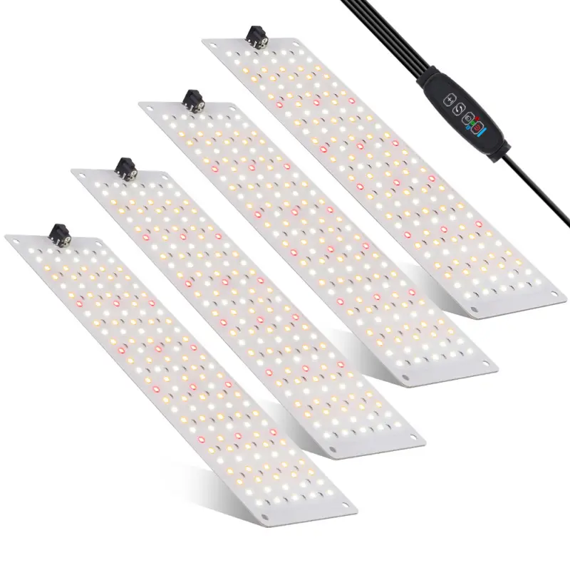 Full Spectrum Indoor Grow Light Dimmable Timer 4 Panels 540 LED Grow Light 5