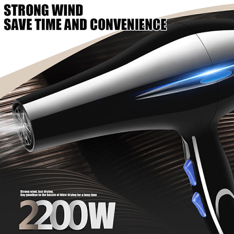 Product Introduction of 2200W Professional Style Hair Dryer Nozzle Concentrator Blower Pro Salon Heat UK 7