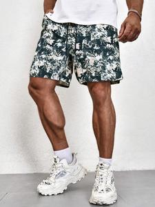 Men's Floral Print Shorts, Loose Casual Fashion Comfy Breathable Shorts for Summer, Men's Bottoms for Daily Wear