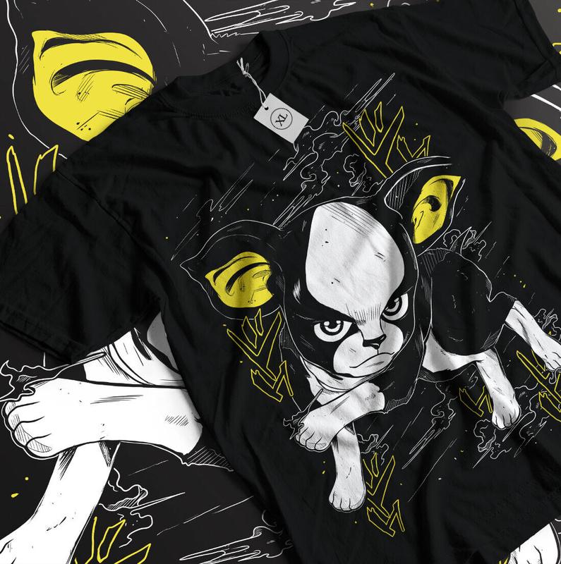 Iggy JoJo Bizarre Adventure T- Shirt Jotaro Kujo Tshirt Dio Giorno Shirt All Size Comfortable Cotton 0