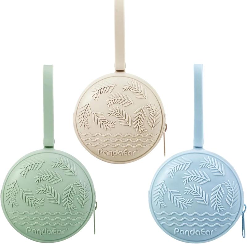 Product Introduction of 3 Pack Silicone Dummy Holder Case and soothers for Travel - BPA Free 9
