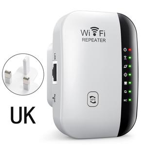 300Mbps Portable WiFi Repeater, Plug and Play Easy Setup WiFi Range Extender for Home Office, WiFi Signal Booster Amplifier with 7 Indicator Lights, Network Component, Men Gifts, with Lan Port, WPS, High Speed WiFi