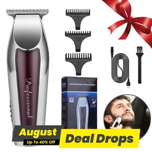 Cordless Mini Hair Clipper for Men, 1 Set Rechargeable Hair Trimmer, Portable Hair Clipper for Home & Travel, USB Rechargeable Clipper, Hair Clipper Kit, Hair Removal Trimmer