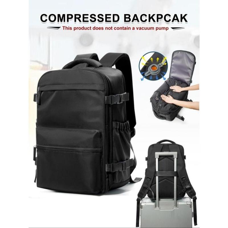 Large Capacity Vacuum Compression Backpack, Business Multifunctional Computer Bag, Traveler Essentials Backpack 5