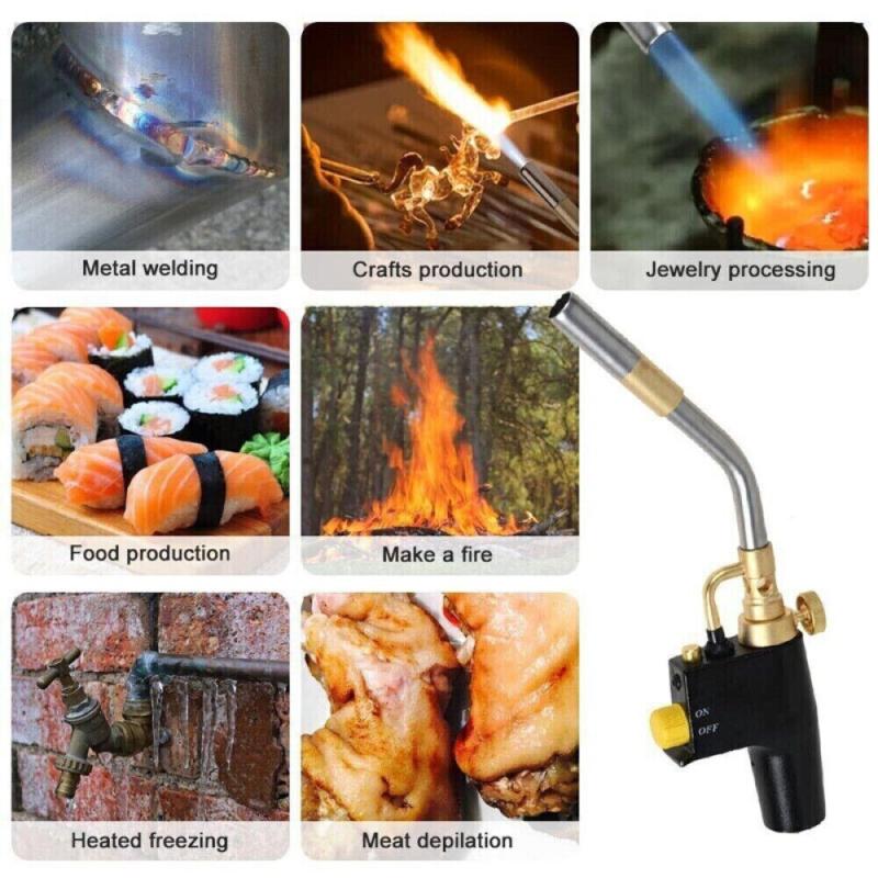 Gas Torch Mapp Gas Blow Torch Map Propane Gas Solderding Brazing Plumber Tool UK 3