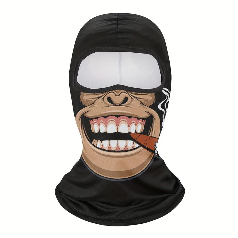 [FM-04] Balaclava 1pc Balaclava Face Mask Clown Ghost Skull Mask, Breathable Windproof, UV Sun Dust Protective Full Face Cover For Summer Sprin 4