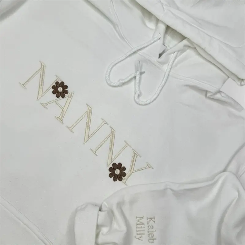 Nanny/Nana Embroidered Personalised Hoodie 1