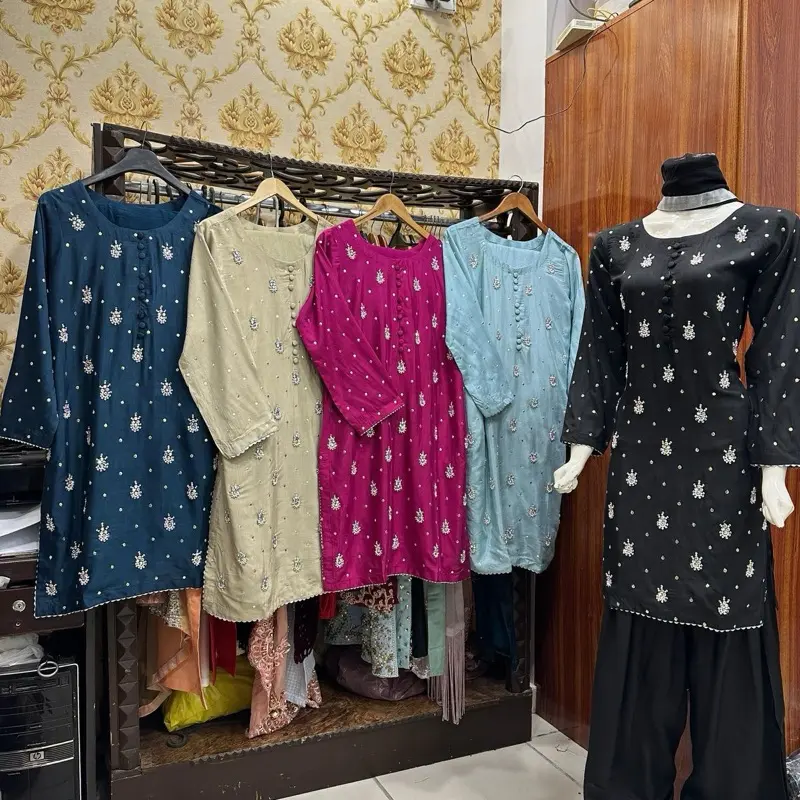 Farshi shalwar on Silk Eid special available in Small/Medium/Large