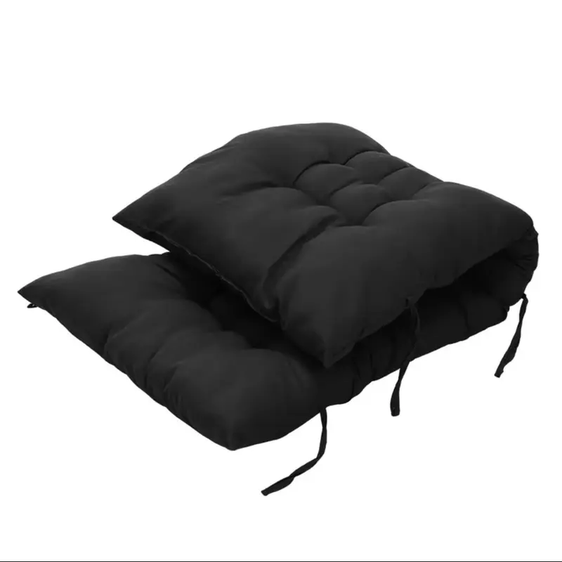 125cm Thick Soft Comfortable Chaise Lounge Chair Cushion, Black 4