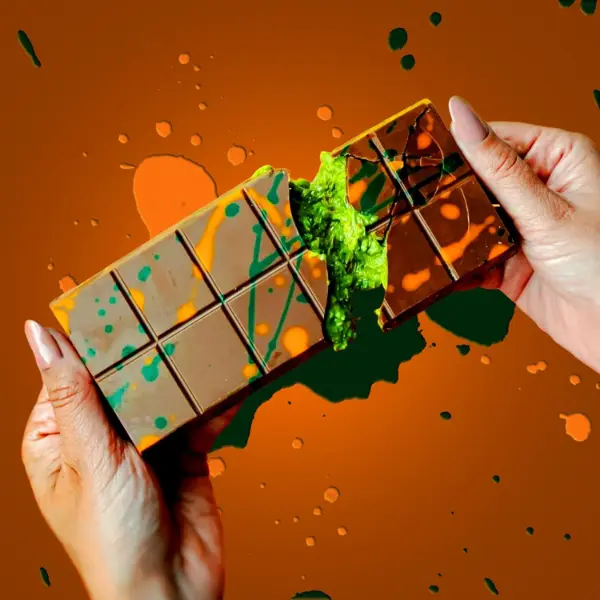 BML 1 x 100g Real Dubai Chocolate Bar Viral Pistachio Kunafa Bar Viral Milk Chocolate for Birthdays Anniversaries Parties & Special Occasions Creamy Milk Chocolate Made in Dubai 6