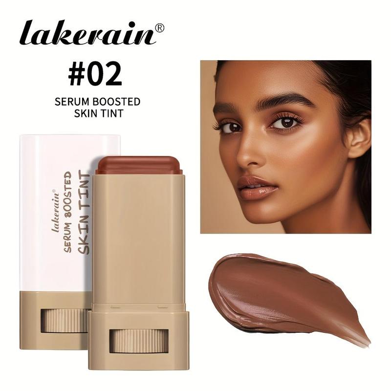 Lakerain Tinted Moisturizing Foundation Stick for Blemish Concealing - Matte Finish, All Skin Types, Multi-Color Options, Solid Formula - Sleek Design - Tinted Moisturizer for Face - Makeup, Concealer 4