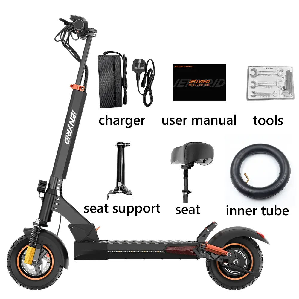 iENYRID M4Pro S+ Electric Scooter – 800W Power, 45KMH Top Speed, 48V/12.5Ah Battery, 10” Tires, 150kg Max Load