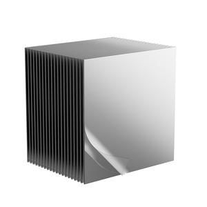 Acrylic Mirror Wall Tiles, Self-Adhesive Flexible Frameless Design, Easy Installation, Perfect for Indoor Decoration, Bathroom Gym Yoga Studio Use