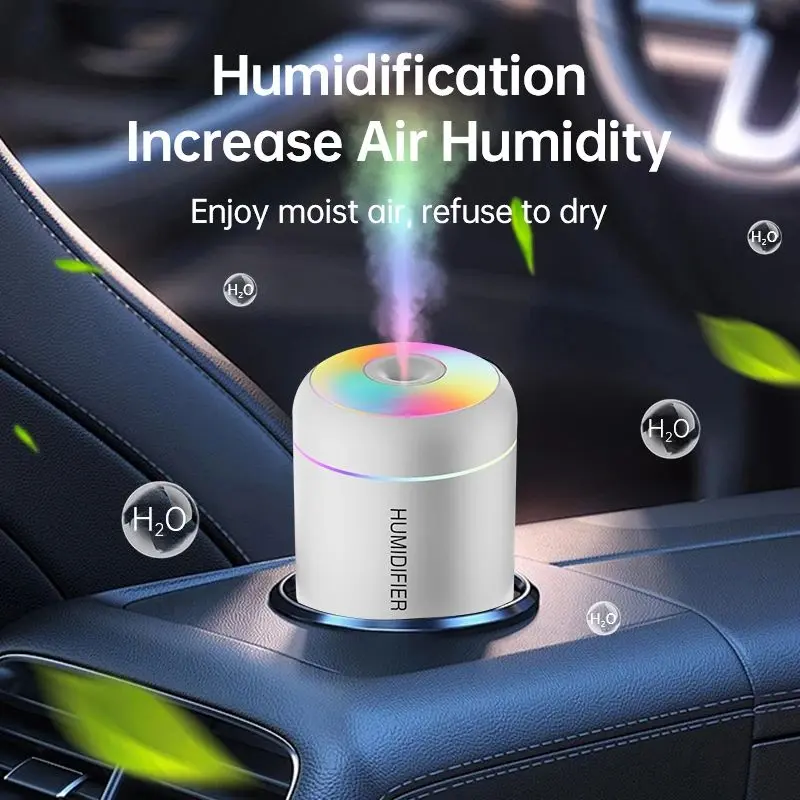 180ML Mini Air Humidifier USB Electric Aroma Diffuser Essential Oil Purifier Aromatherapy Mist Maker Lights For Car Home Bedroom 4
