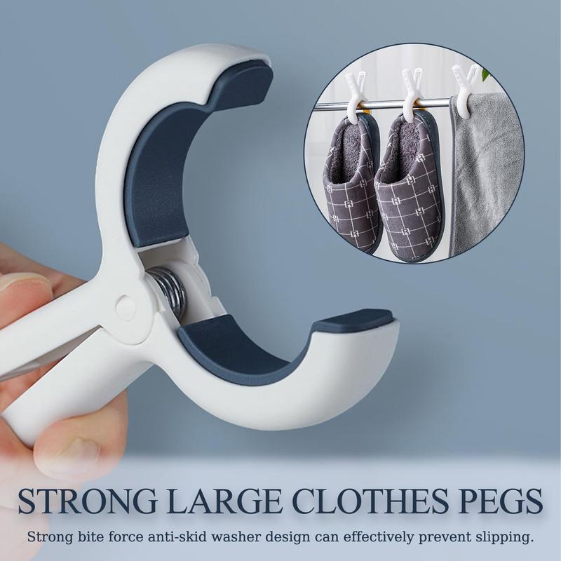 8 Pcs Beach Towel Clips, Towel Clips for Sun Loungers, Plastic Towel Clips, Non-Slip Towel Pegs, Strong Grip Clothes Pegs for Sun Lounger, Laundry, Pool Chairs, Sunbeds, for Beach, Garden, Pool 3