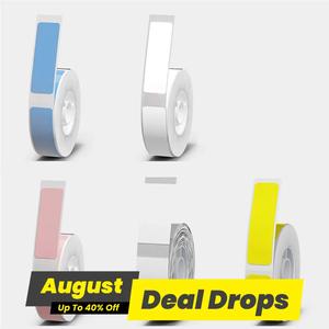 Thermal Printer Paper, 1 Roll Self Adhesive Waterproof Label Paper, Label Printer Paper for P12/P15/D30/D32/D35/P50/Q30/D30 Label Printer, Sticky Labels