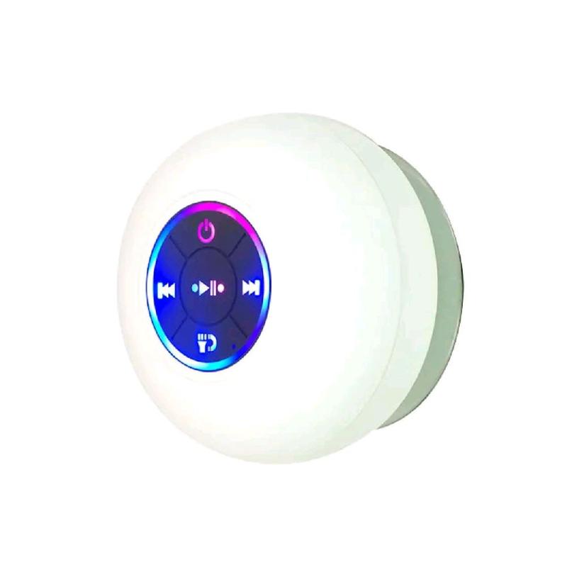 Mini Waterproof Bluetooth Speaker with LED Lights & Deep Bass - Wireless & Portable for Music Lovers on the Go - Audio 5