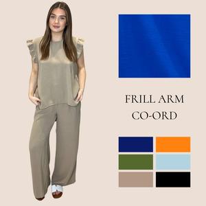 HL Frill Arm Trouser Co-Ord Fits Up To A Size 20/22 Spring/Summer