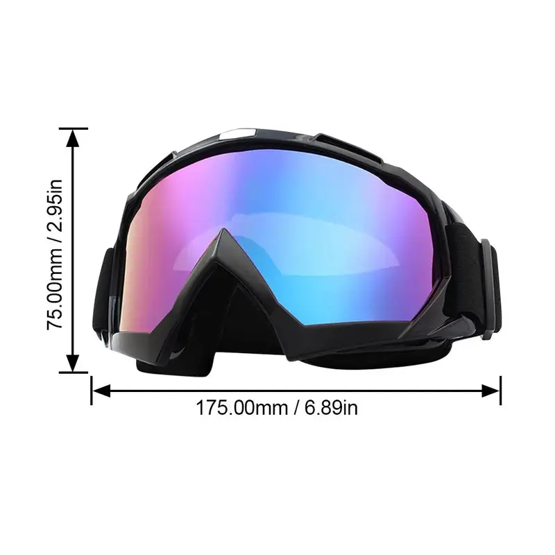Anti-Fog Ski Goggles | Mountain Snowboard & Snowmobile Eyewear – Winter Outdoor Sports Glasses for Skiing, Snowboarding & Cycling 3
