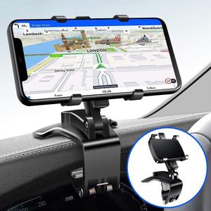 Car Dashboard Phone Holder, 360° Rotatable Car Phone Holder, Universal Car Clip Mount Stand, Universal Car Interior Accessories for All Smartphone