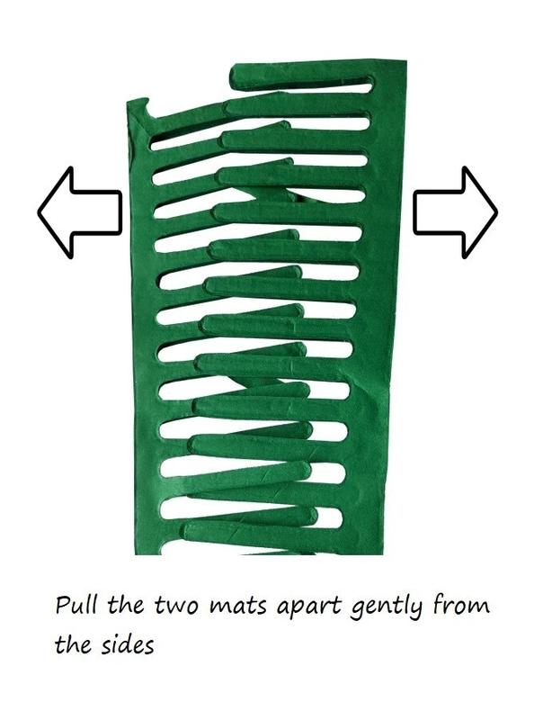 Green Interactive Kitten Indoor Pet Toys - Cat Toy Tissue Paper Grass Mats 6