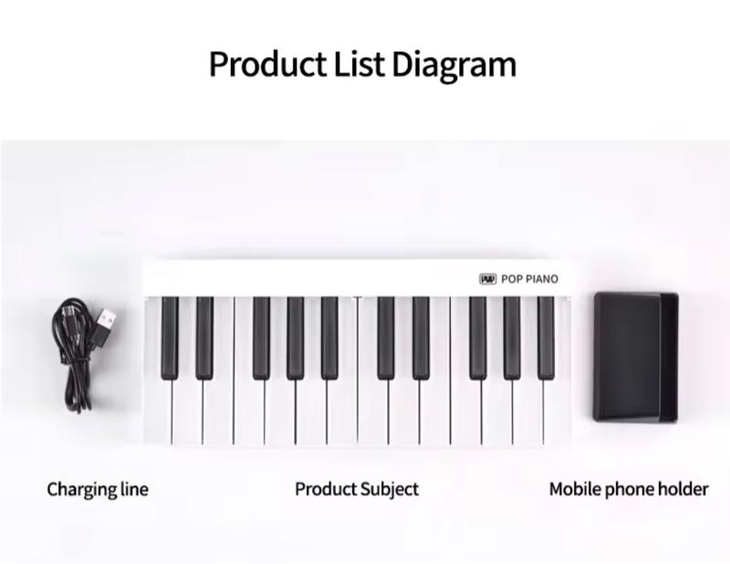 Product Introduction of Pop Piano Light Guided Teaching Keyboard 3