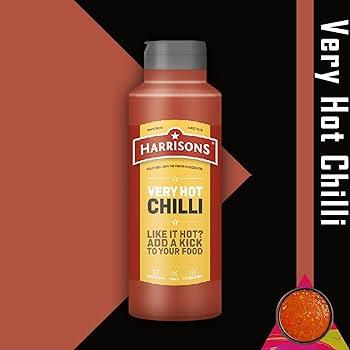 Harrison's Chilli Sauce 1L - Spicy and Flavorful - Generous Quantity- Spicy Flavor Profile - 5