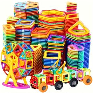 Random Color Creative Building Blocks Toy, 1 Box Colorful Geometric Shape Blocks, Educational Learning Toy, Ideal Gift for Boys & Girls