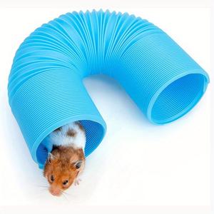 Foldable Pet Tunnel, Small Animal Folding Play Tunnel, Extendable Hedgehog Tube, Small Animal Toy for Hamster, Chinchilla, Bunny