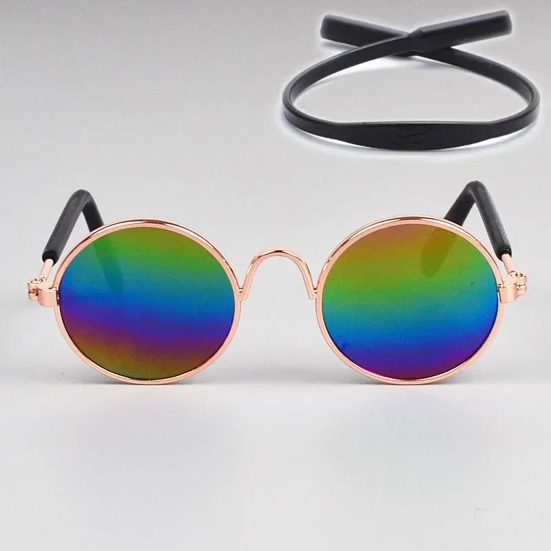 Cat Sunglasses Summer Outdoor Puppy UV Protection Sunglasses Dolls Sun Glasses Small Dog Cosplay Photo Props Cute Pet Sunglasses 8