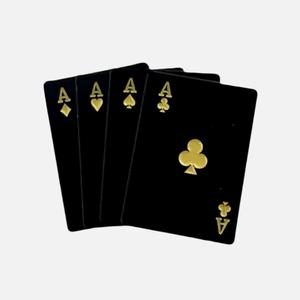 Four Aces Golf Ball Marker | Cool Custom Design | Premium Metal | Golf Essentials | Fun Poker Chip Ball Marker | Golf Gift For Men