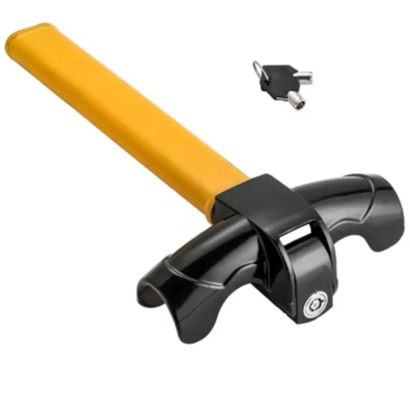 Heavy Duty Steering Wheel Lock Anti Theft Rotary Security Safe Van Car Universal 0