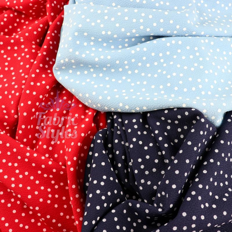 FS589 Polka Dots Liverpool Fabric 2