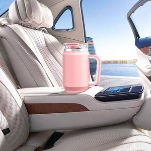 Meoky 32oz Tumbler Leak Resistant Tumbler Colorful Vacuum Flask with Handle, Large Capacity Leak-proof Stainless Steel Travel Bottle with Inner Straw & Straw Mouth, Portable Drinkware Stylish Flasks, Bottle for Car Home Office, Insulated Water Bottle