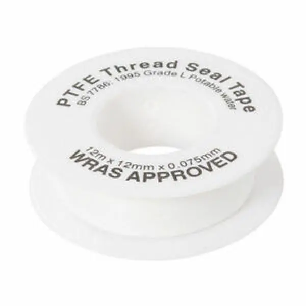 PTFE Tape White Dickie Dyer PTFE Thread Seal Tape - 1 Pack - 12mm x 12m rolls