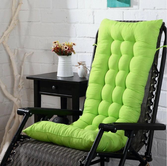 Thick Sun Lounger Cushion Garden Outdoor Recliner Chair Seat Pad Comfort 2