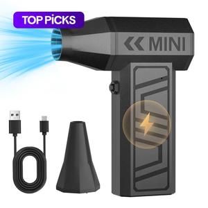 Portable Car Air Duster, 110000RPM 3 Gears Adjustable Electric Air Blower, Rechargeable Car Blowing Snow Tool, Professional Car Cleaning Tool, Car Stuff