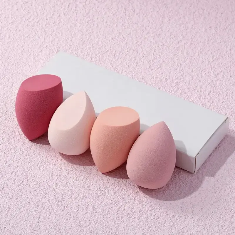 4 Pieces Makeup Sponge Blenders Blending Sponge Foundation Applicator Cosmetic Sponges makeup tools free shipping wholesale 8