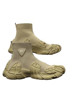 Men's Solid Color High Top Slip on Boots, Casual Comfortable Anti-slip & Wear-resistant Outdoor Sports Boots, Fashionable Boots for Outdoor Activities, Footwear, Walking Shoes