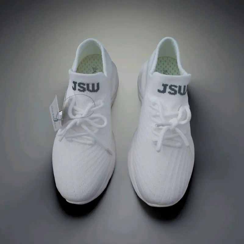 Jeanswest White Lightweight Slip On Memory Foam Breathable Trainers Sizes UK, 3/4/5/6,gym,sports, chunky sneakers, womens shoes Girl Runner Footwear Training Athletic Casual Closed Running Insole 0