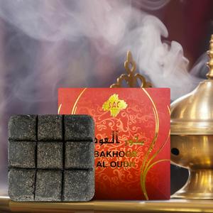 Bakhoor Al Oudh Flavor Incense Block, 1 Box Square Shape Incense Block, Home Fragrance for Living Room, Bedroom, Bathroom, Office, Perfume